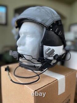 New Hgu55 Ballistic Large Pilot Flight Helmet & Small Narrow Mbu20p Oxygen Mask