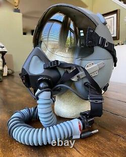 New Hgu55 Large Flight Helmet & Mbu20 Oxygen Mask Med Narrow Gentex Pilot Hgu 55