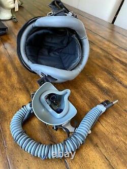 New Hgu55 Large Flight Helmet & Mbu20 Oxygen Mask Med Narrow Gentex Pilot Hgu 55