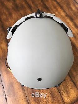 New Hgu56 Gentex Flight Pilot Helmet, Anvis Nvg, Mfs, Tpl, Cep Light MIC 56 XL