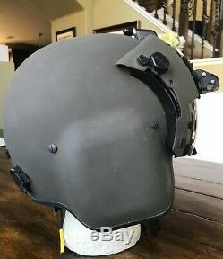 New Hgu56 Gentex Flight Pilot Helmet & Nvg Large Hgu 56