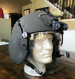 New Hgu56 Gentex Flight Pilot Helmet & Nvg Large Hgu 56