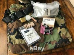 New Hgu56 Gentex Flight Pilot Helmet & Nvg Mfs Bundle Bag Large Hgu 56