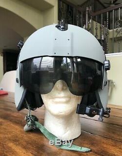 New Hgu56 Gentex Flight Pilot Helmet & Nvg Mfs Bundle Bag Large Hgu 56