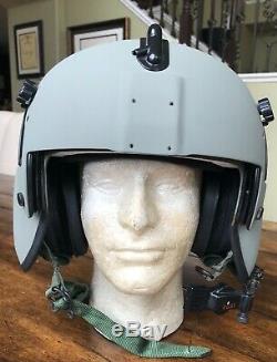 New Hgu56 Gentex Flight Pilot Helmet & Nvg Mfs Bundle Bag Large Hgu 56