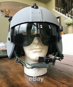 New Hgu56 Gentex Flight Pilot Helmet & Nvg Mfs Cep Bundle Bag Large Hgu 56