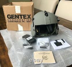 New Hgu56 Gentex Pilot Flight Helmet Loaded Cep Kit Helicopter Hgu Large