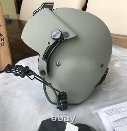 New Hgu56 Gentex Pilot Flight Helmet Loaded Cep Kit Helicopter Hgu Large