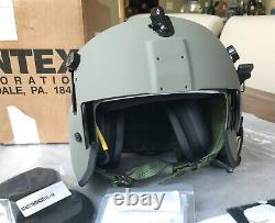 New Hgu56 Gentex Pilot Flight Helmet Loaded Cep Kit Helicopter Hgu Medium
