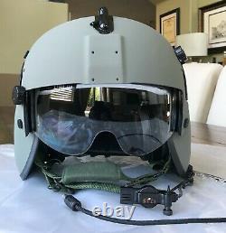 New Hgu56p Pilot Flight Helmet Maxillofacial Mfs Shield Cep Kit Hgu 56 Large