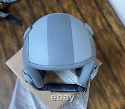 Nos Hgu55 55 Gentex Large Pilot Flight Helmet & Nib Mbu12 Regular Oxygen Mask