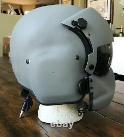 Nos Large Hgu56 Helicopter Pilot Flight Helmet Mfs Shield Hgu 56