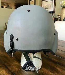 Nos Large Hgu56 Helicopter Pilot Flight Helmet Mfs Shield Hgu 56