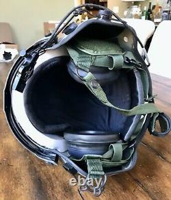 Nos Large Hgu56 Helicopter Pilot Flight Helmet Mfs Shield Hgu 56