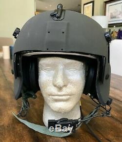 Nos Rare Black Hgu56 Gentex Flight Pilot Helmet Hgu 56
