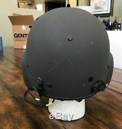 Nos Rare Black Hgu56 Gentex Flight Pilot Helmet Hgu 56