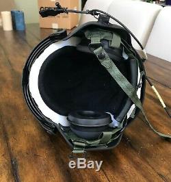 Nos Rare Black Hgu56 Gentex Flight Pilot Helmet Hgu 56