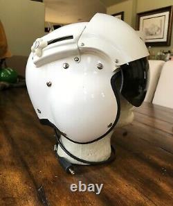 Nos Usn Navy Gentex Sph-3b Helicopter Pilot Flight Helmet And Bag Sph