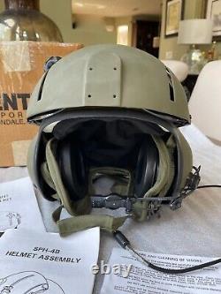 Nos XL Gentex Sph-4 Helicopter Pilot Flight Helmet Sph-4b