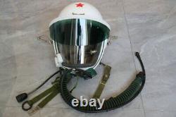 ORIGINAL HIGH ALTITUDE MIG-21 FIGHTER PILOT FLIGHT HELMET (1#/LARGEST)No. 0311141