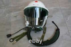 ORIGINAL HIGH ALTITUDE MIG-21 FIGHTER PILOT FLIGHT HELMET (1#/LARGEST)No. 0311141