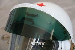 ORIGINAL HIGH ALTITUDE MIG-21 FIGHTER PILOT FLIGHT HELMET (1#/LARGEST)No. 0311141