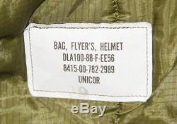 ORIGINAL USAF FIGHTER PILOT HGU-55/P FLIGHT HELMET With MBU-12/P OXYGEN MASK & BAG