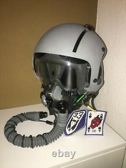 Orig. HGU 55/G German Air Force Pilot Flight Helmet LUFTWAFFE TORNADO MBU-20 WEA