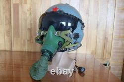 Original Air Force Fighter Pilot Flight Helmet, Oxygen Mask Ym-9915G