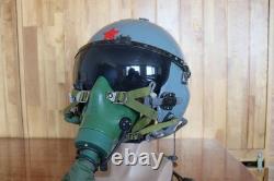 Original Air Force Fighter Pilot Flight Helmet, Oxygen Mask Ym-9915G
