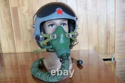 Original Air Force Fighter Pilot Flight Helmet, Oxygen Mask Ym-9915G