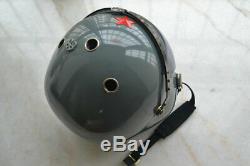Original Air Force Fighter Pilot High Altitude Bomber Flight Helmet, Oxygen Mask