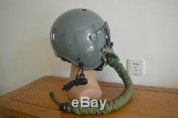 Original Air Force High Altitude Fighter Pilot Flight Helmet, Oxygen MasK