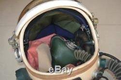 Original Air Force MIG Fighter Pilot Astronaut Outer Space Flight Helmet, Suit