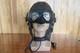 Original Air Force MiG-15 Pilot Leather Helmet(3#/57cm), Vintage Big Goggles, Mic