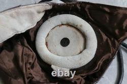 Original Air Force MiG-15 Pilot Leather Helmet(3#/57cm), Vintage Big Goggles, Mic