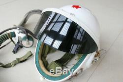 Original Air Force MiG-19 Fighter Pilot Flight Helmet Oxygen Mask