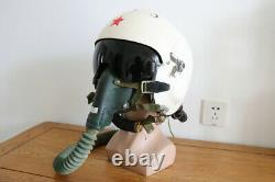 Original Air Force MiG Fighter Pilot Flight Helmet TK-2A + Oxygen Mask Ym-6502
