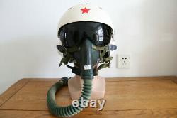 Original Air Force MiG Fighter Pilot Flight Helmet TK-2A + Oxygen Mask Ym-6502