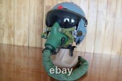 Original Air Force MiG Fighter Pilot Helmet, Oxygen Mask Ym-9915G