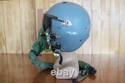 Original Air Force MiG Fighter Pilot Helmet, Oxygen Mask Ym-9915G