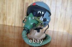 Original Air Force Mig Fighter Pilot Helmet, Oxygen Mask