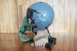 Original Air Force Mig Fighter Pilot Helmet, Oxygen Mask