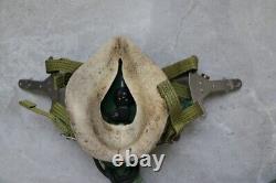 Original Air Force Mig Fighter Pilot Helmet, Oxygen Mask