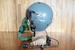 Original Chinese Air Force Fighter Pilot Helmet + Oxygen Mask Ym-9915G