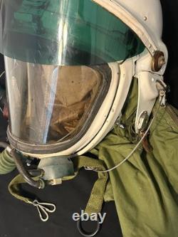 Original Chinese Air Force TK-1 Fighter Pilot Helmet w Case & Paperwork #s Match
