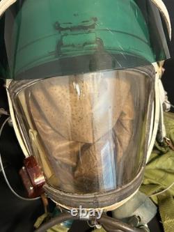 Original Chinese Air Force TK-1 Fighter Pilot Helmet w Case & Paperwork #s Match