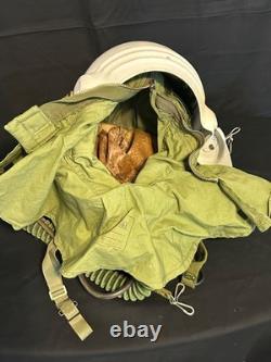 Original Chinese Air Force TK-1 Fighter Pilot Helmet w Case & Paperwork #s Match