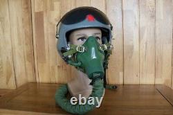 Original Chinese Fighter Pilot Helmet, Oxygen Mask YM-9915G