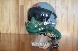 Original Chinese PLAAF Fighter Pilot Helmet, Oxygen Mask YM-9915